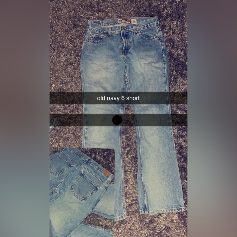 Old Navy size 6, bootcut jeans